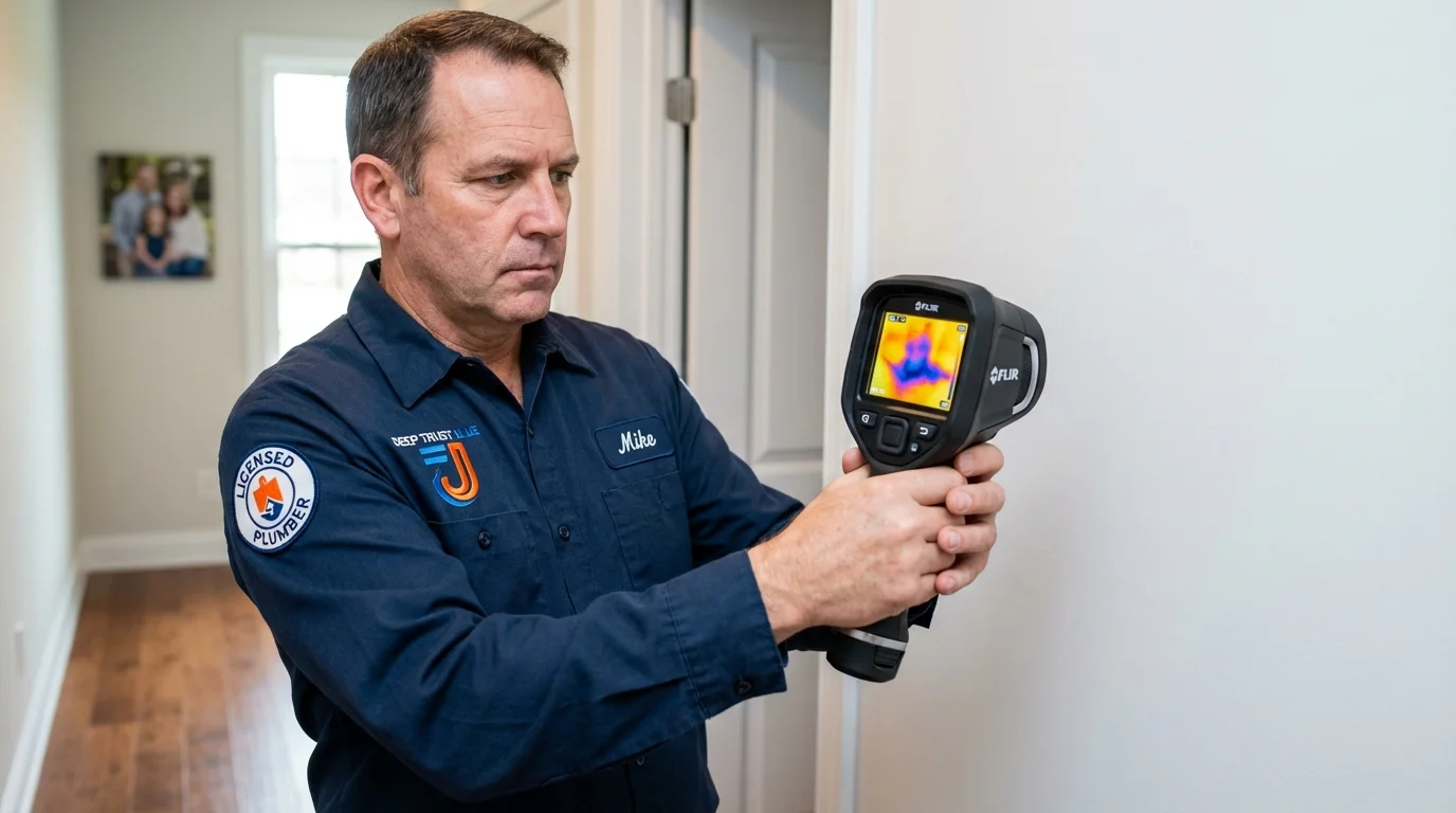 Thermal imaging leak detection by Johns Plumbing LLC in Sophia